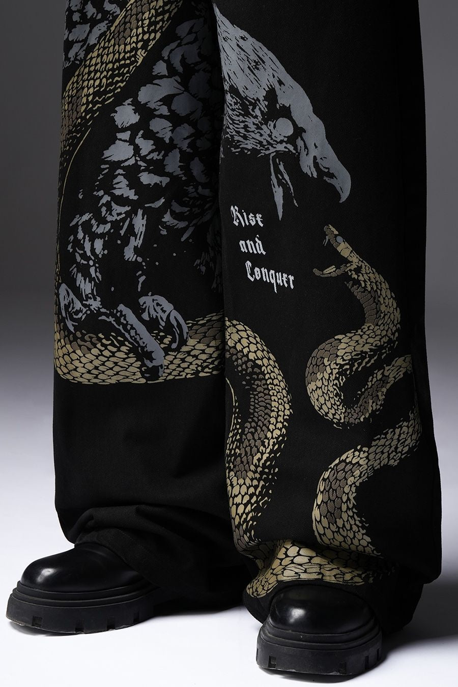 Rise and Conquer Black Denims