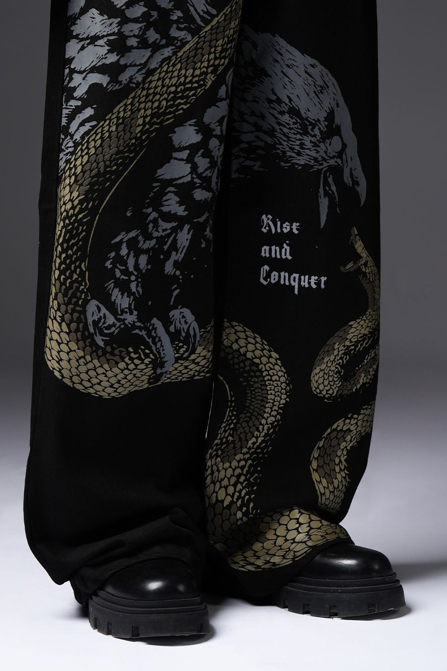 Rise and Conquer Black Denims