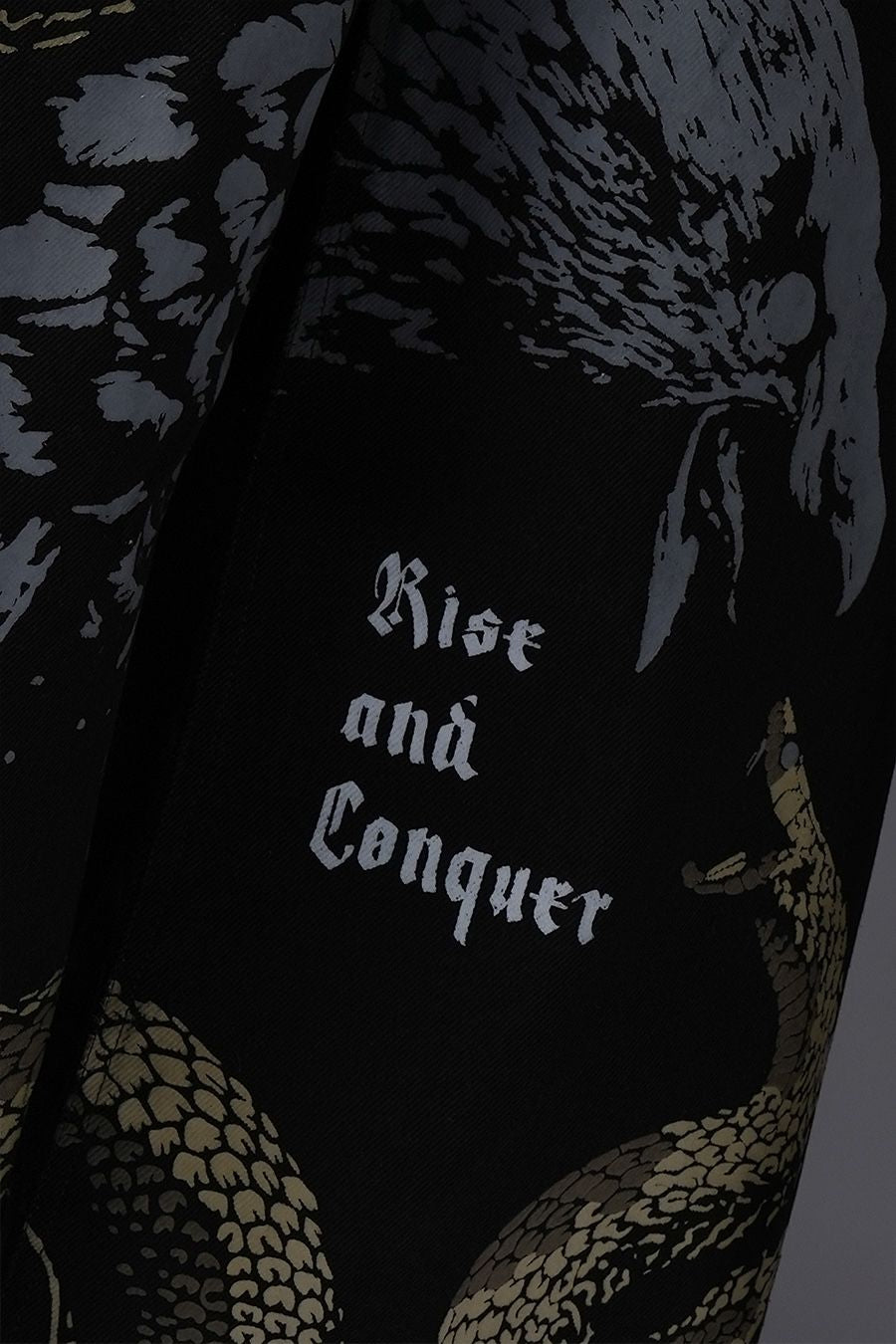 Rise and Conquer Black Denims
