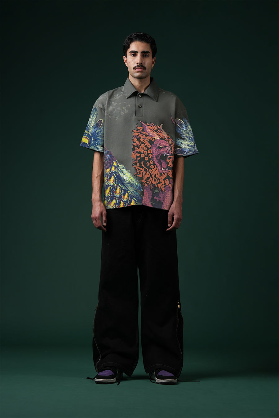 The Verdant Roar Polo T-shirt