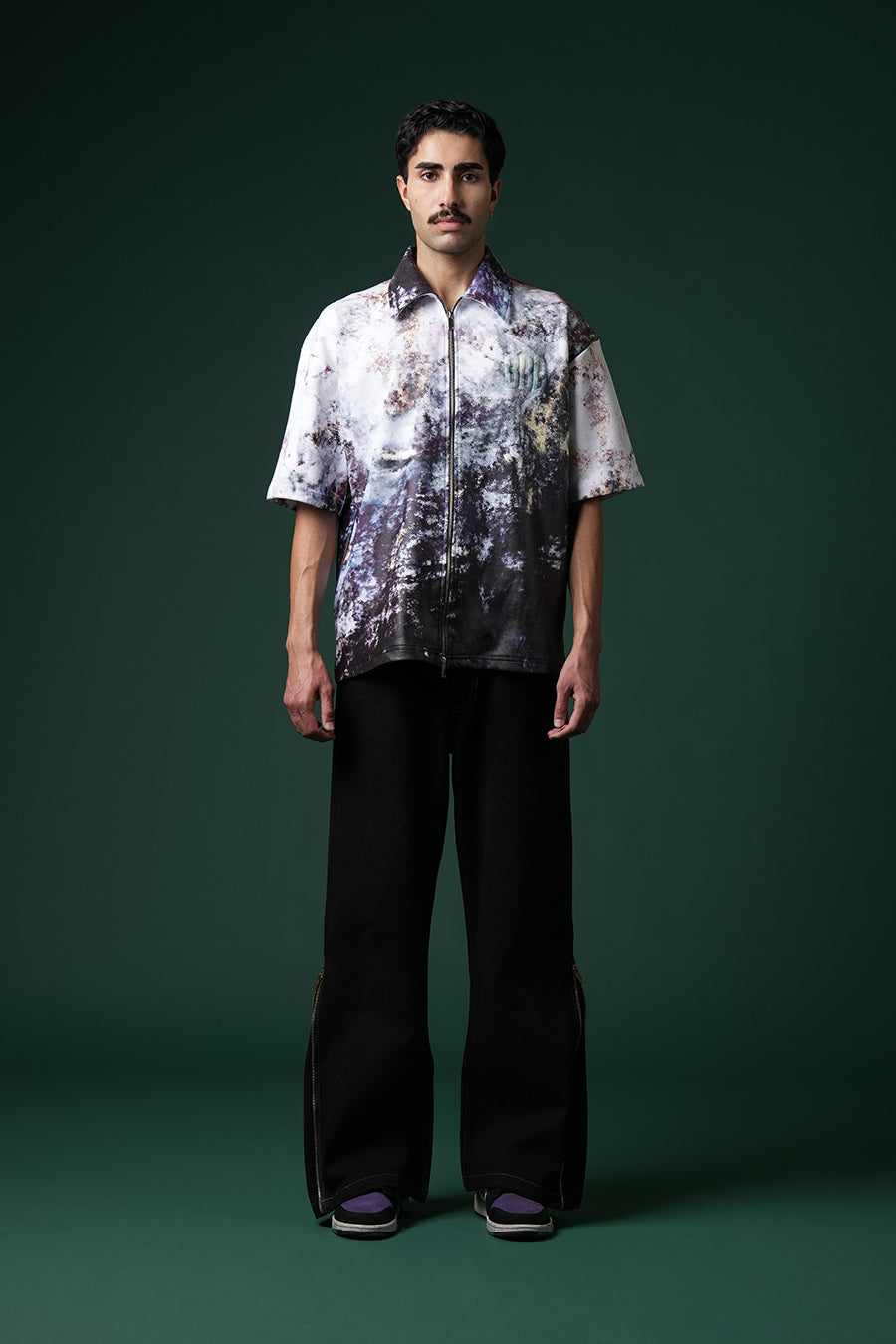 Sacred Ash Zipper Polo T-shirt