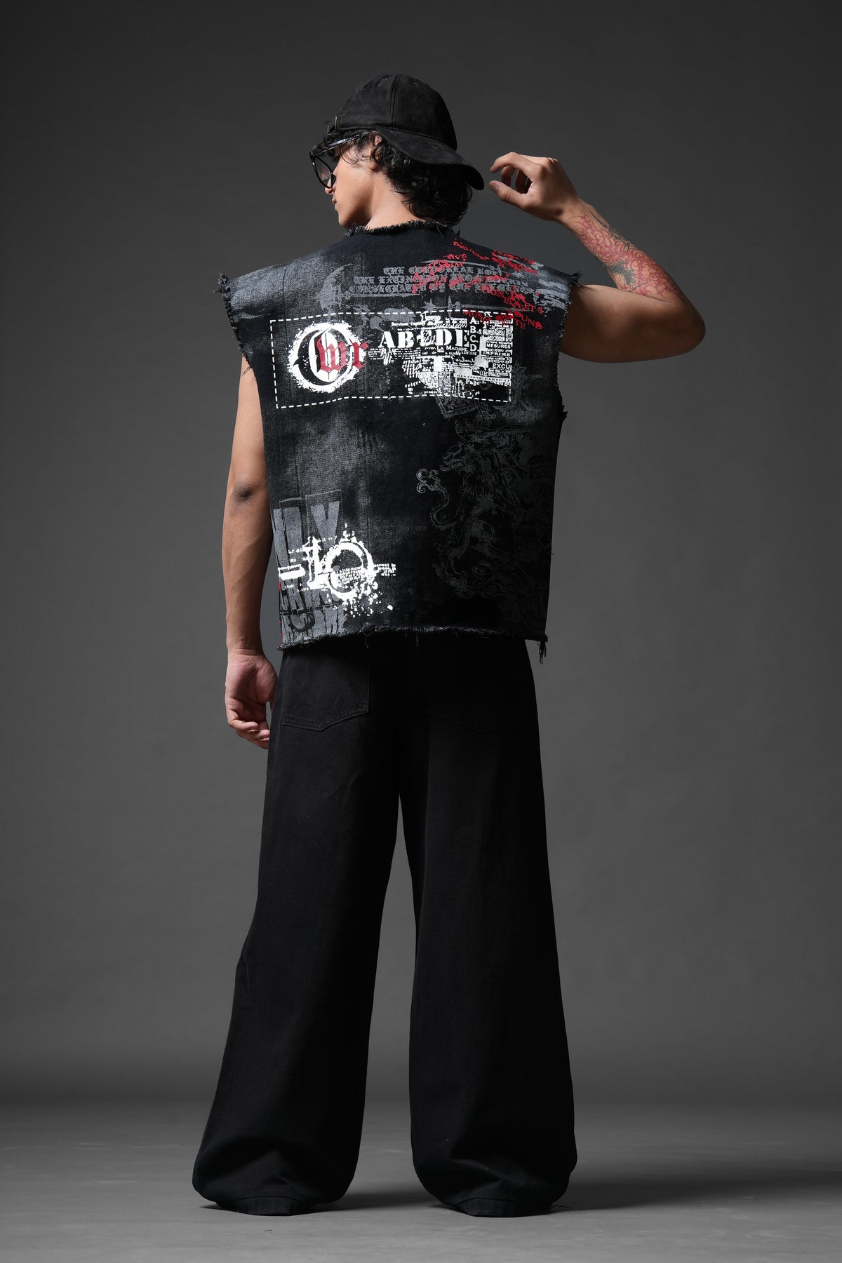 Bleeding Silence Denim Tank