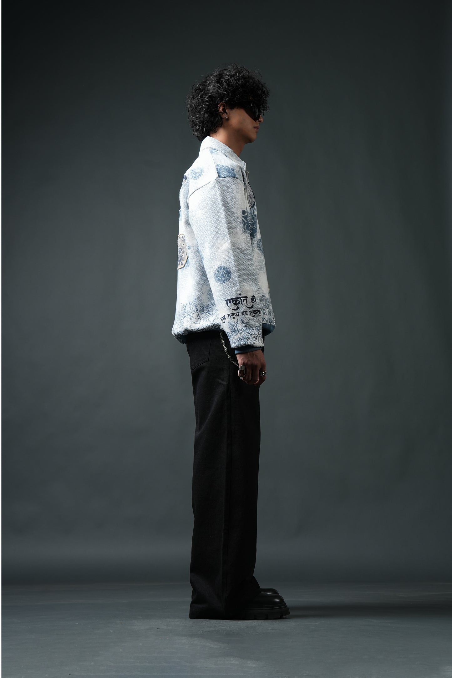 Ekanti-Kari Collared Sweatshirt