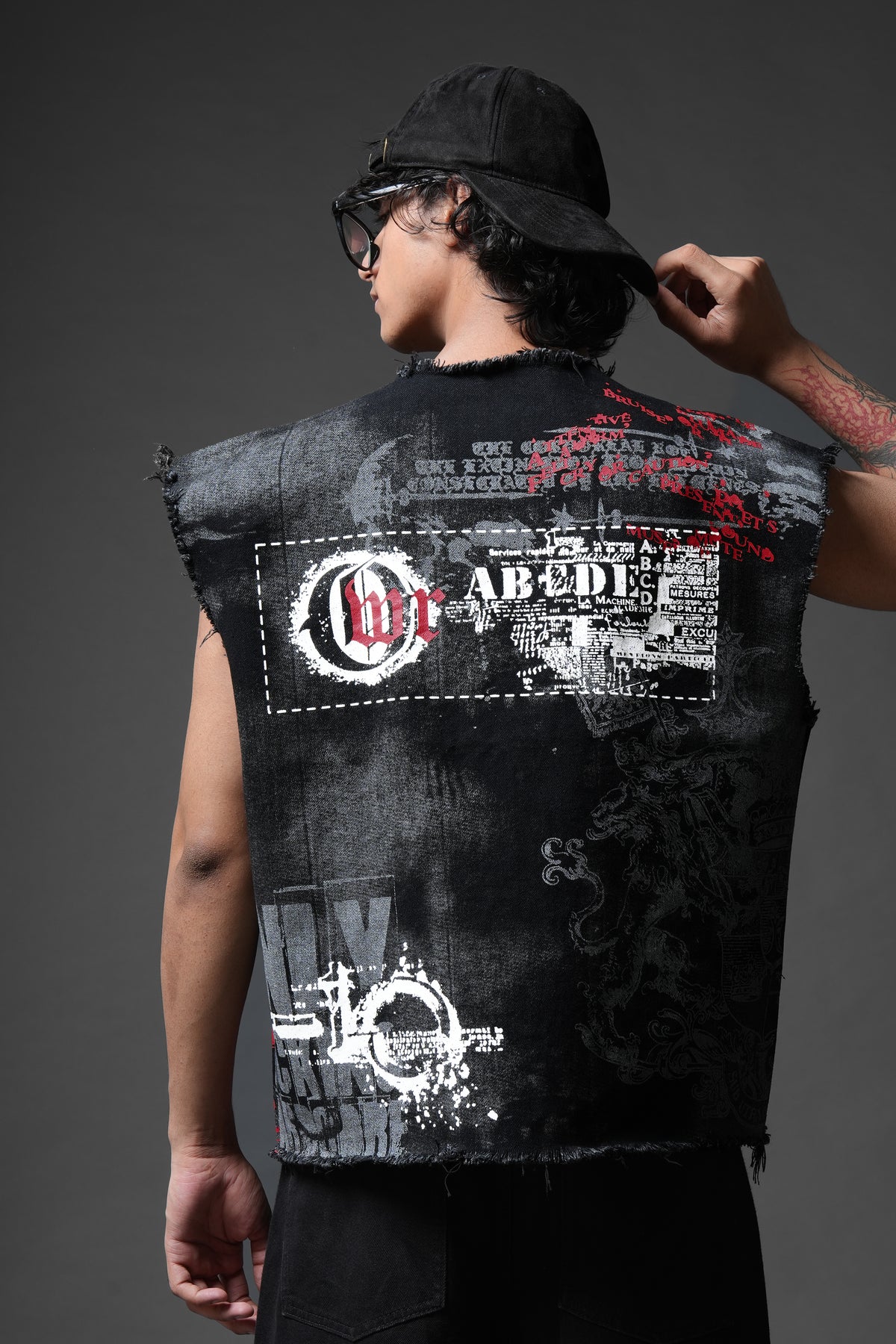 Bleeding Silence Denim Tank