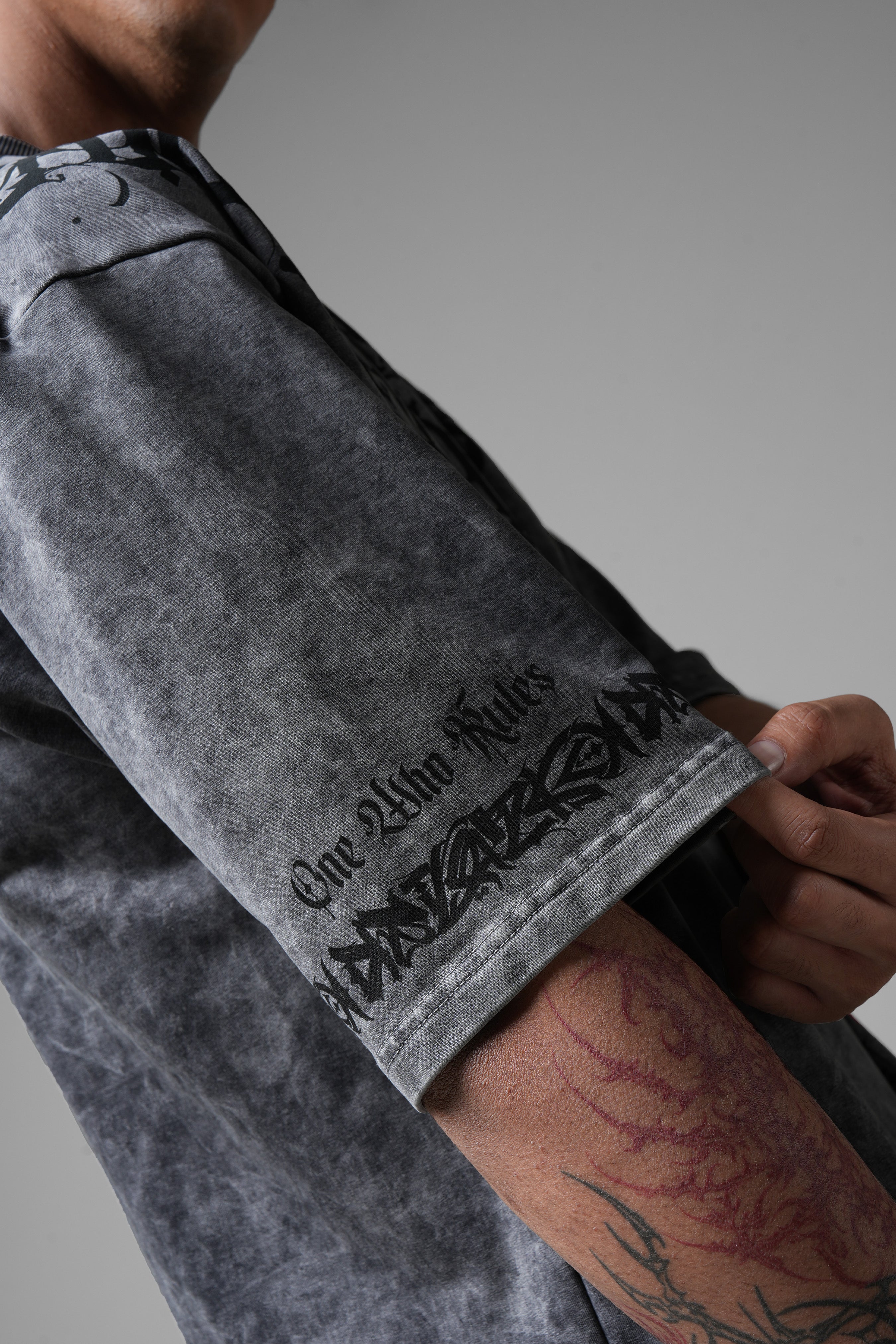 Balance Acid Washed Grey T-shirt