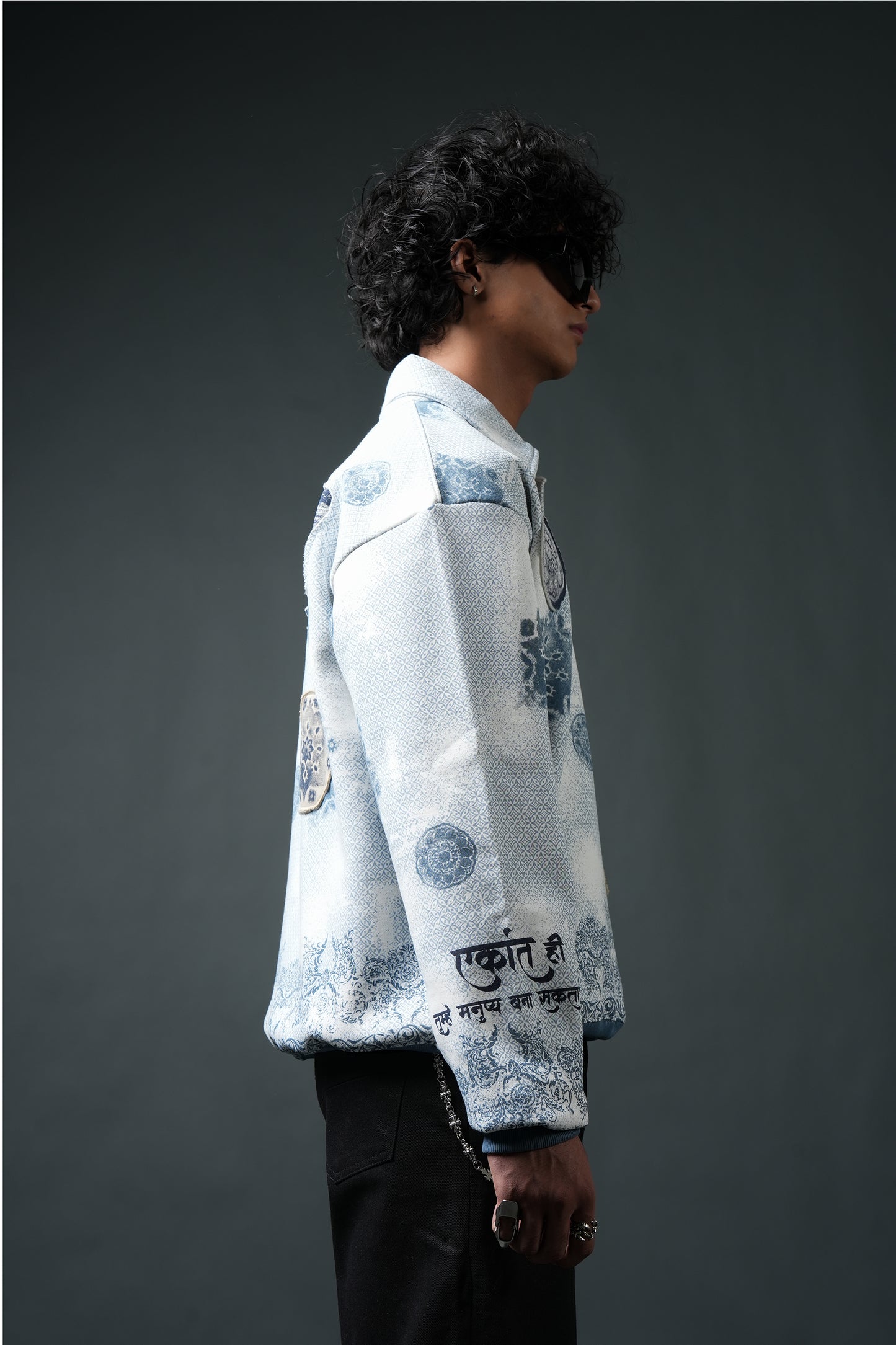 Ekanti-Kari Collared Sweatshirt