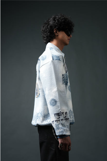 Ekanti-Kari Collared Sweatshirt