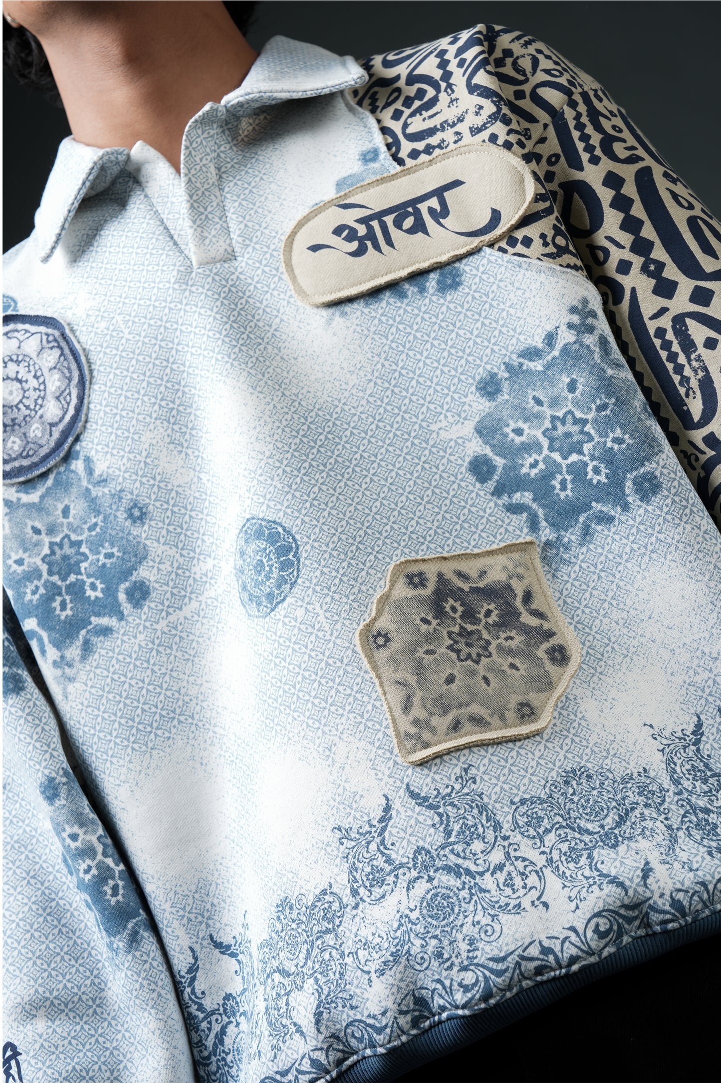 Ekanti-Kari Collared Sweatshirt