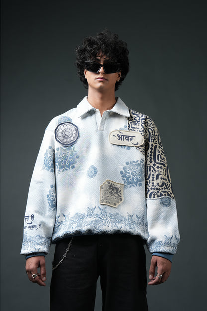 Ekanti-Kari Collared Sweatshirt