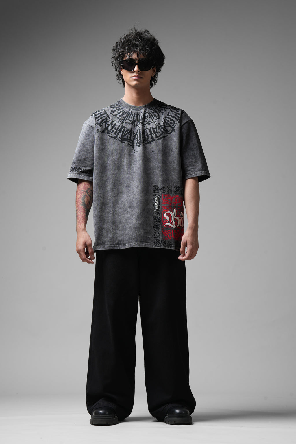 Balance Acid Washed Grey T-shirt