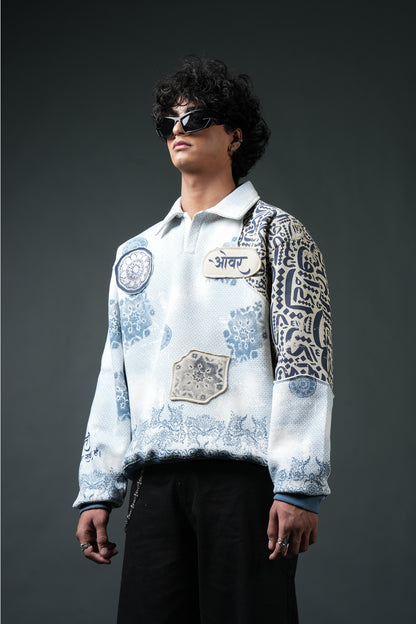 Ekanti-Kari Collared Sweatshirt