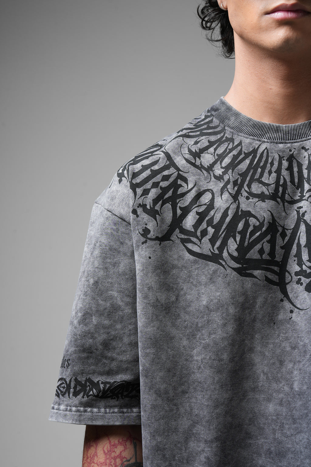 Balance Acid Washed Grey T-shirt