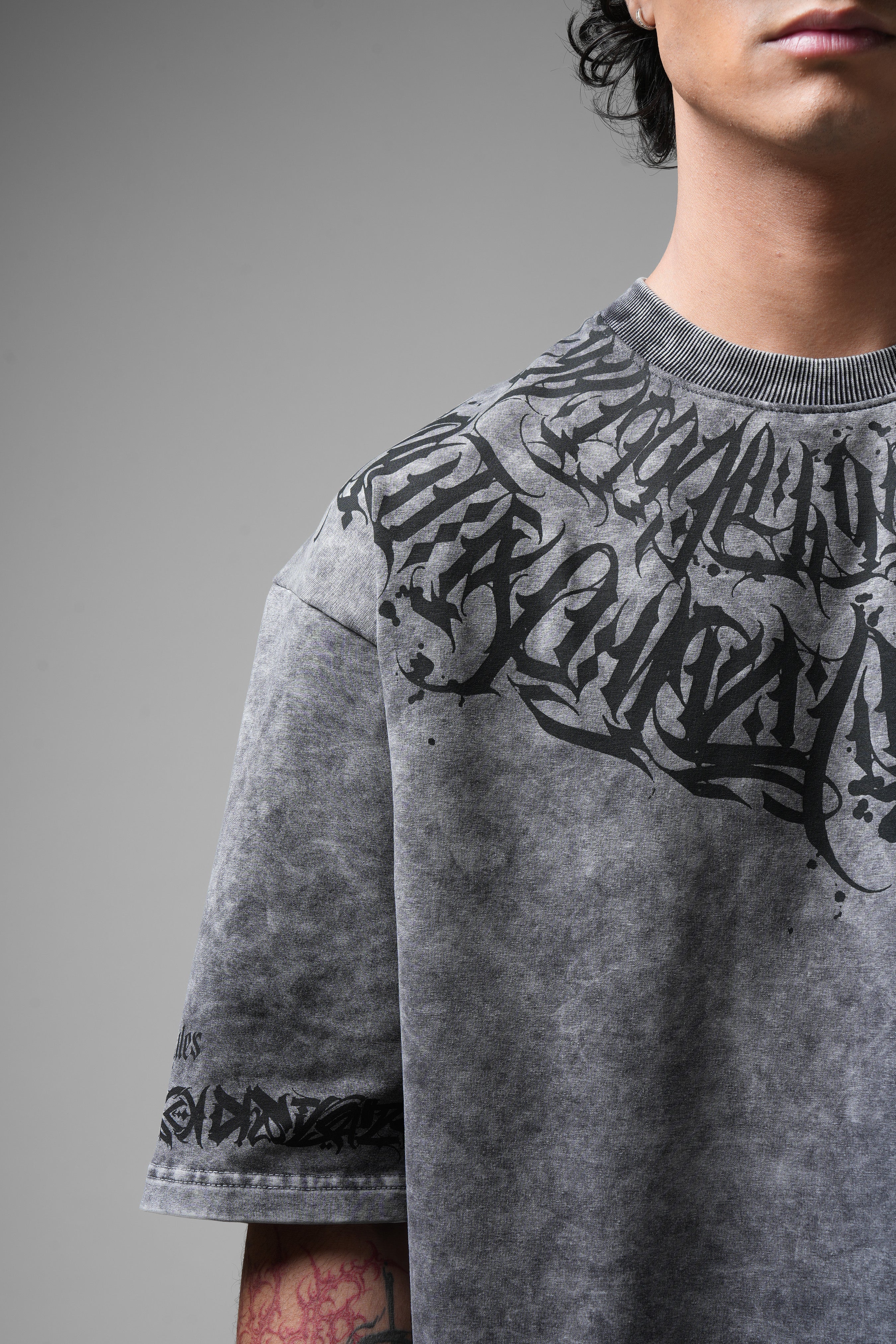 Balance Acid Washed Grey T-shirt