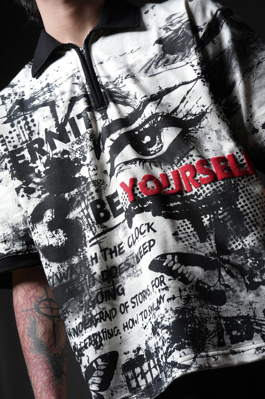 Be Yourself Collar T-shirt