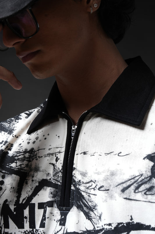 Be Yourself Collar T-shirt