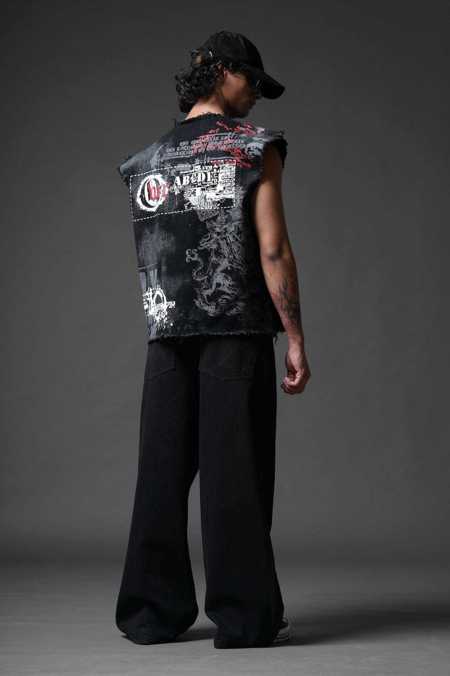 Bleeding Silence Denim Tank