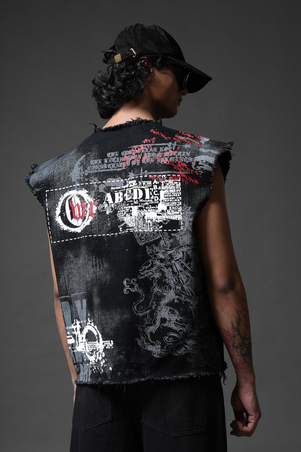 Bleeding Silence Denim Tank
