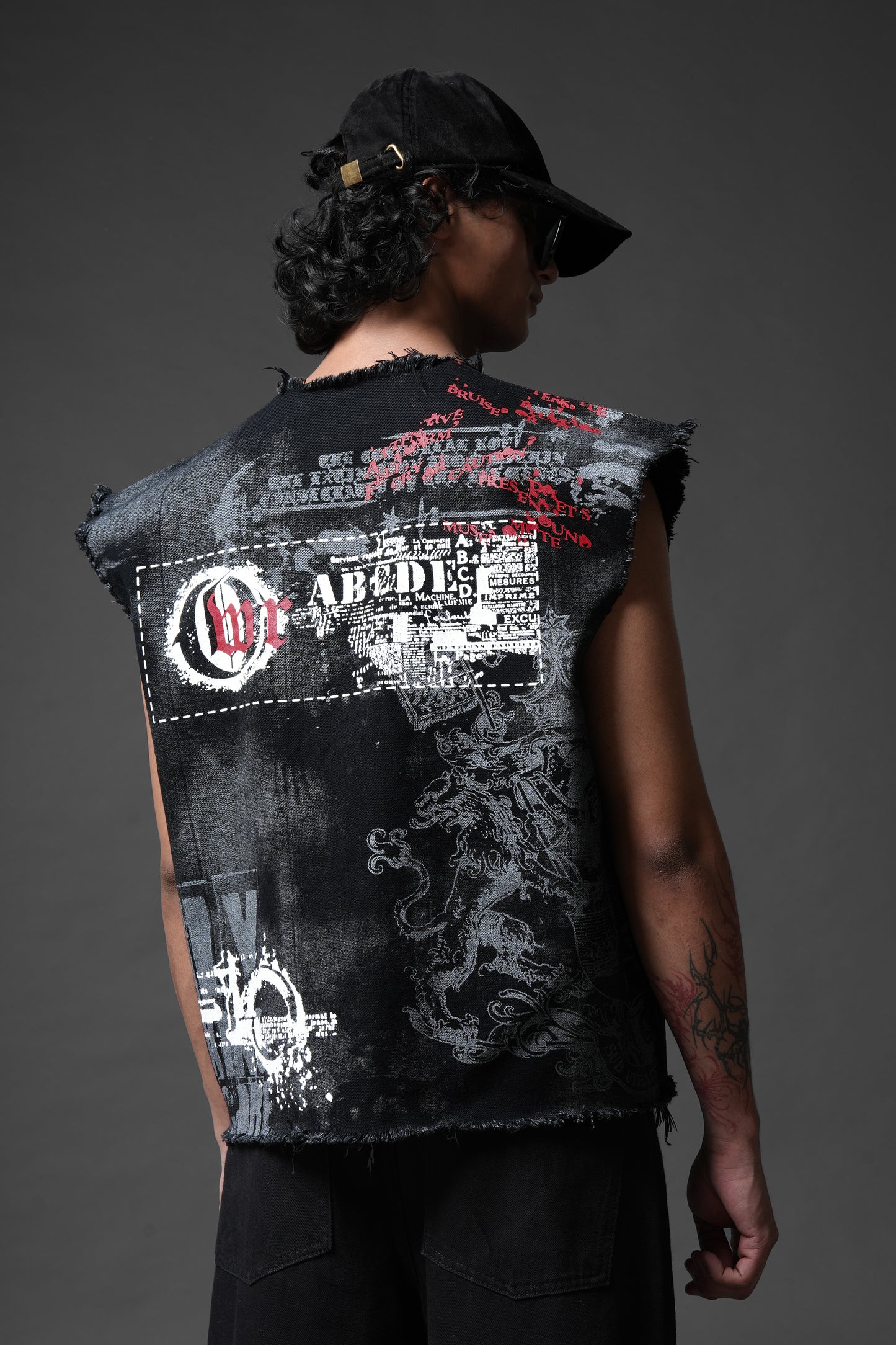 Bleeding Silence Denim Tank