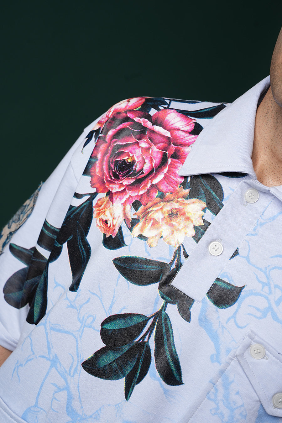 Neelvan Bloom Polo T-shirt