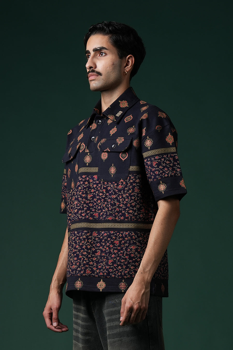 Jungle Glyph Polo T-shirt