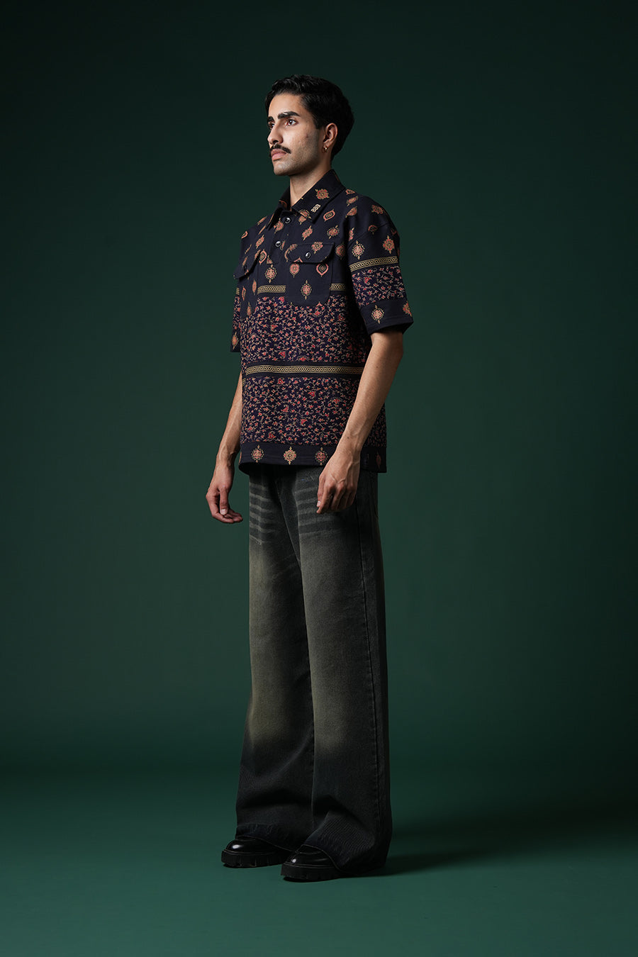 Jungle Glyph Polo T-shirt