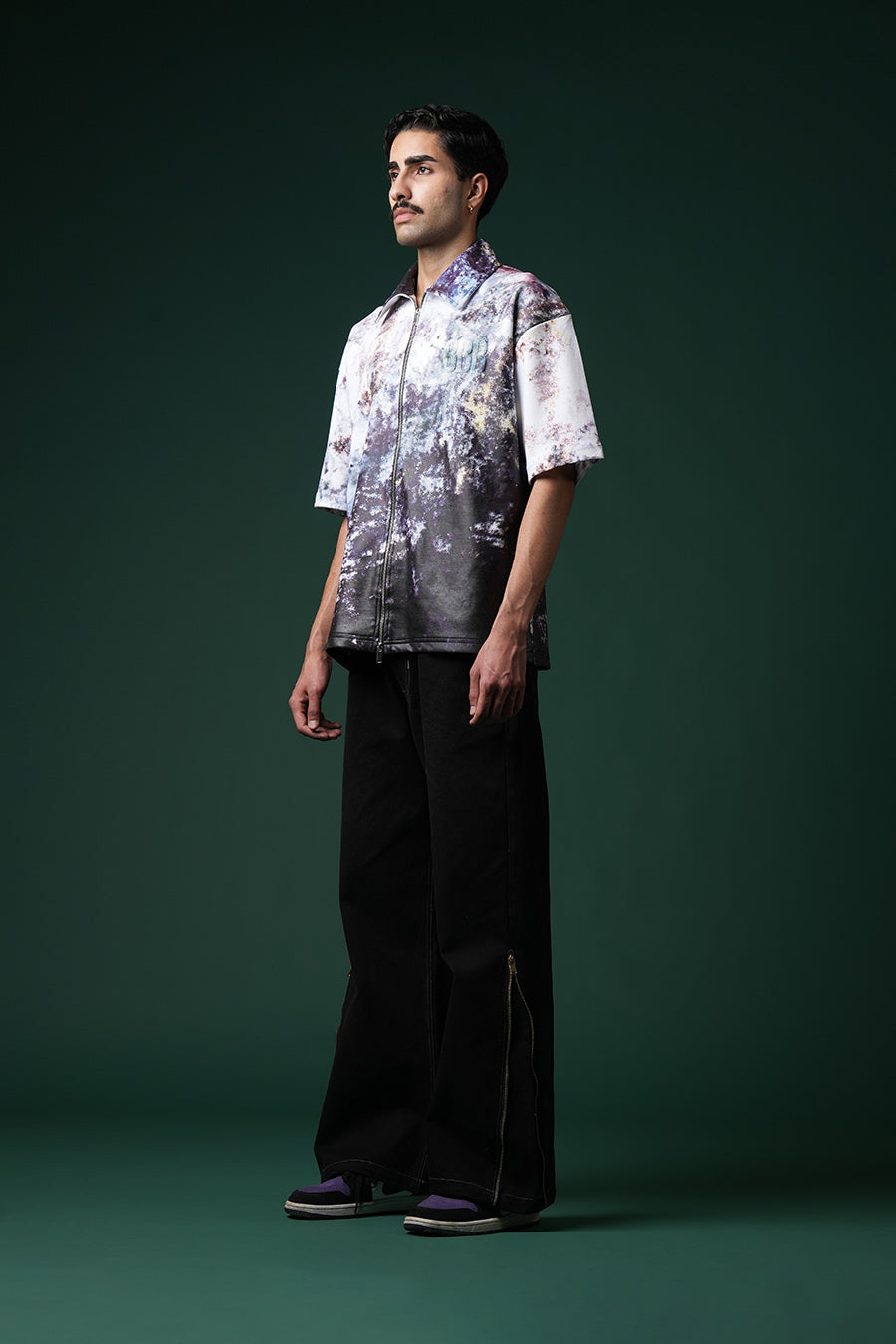 Sacred Ash Zipper Polo T-shirt