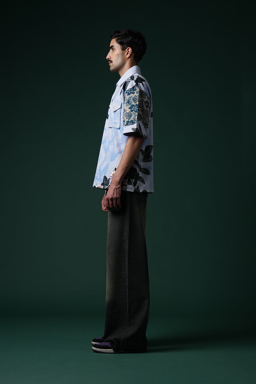 Neelvan Bloom Polo T-shirt