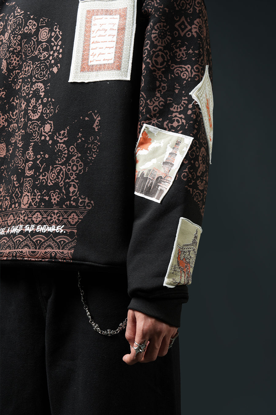 Tough History Black Hoodie