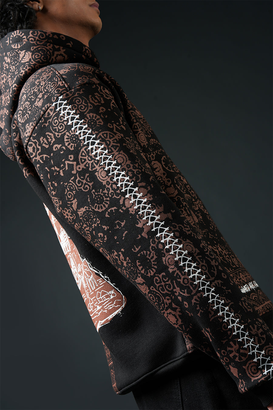 Tough History Black Hoodie