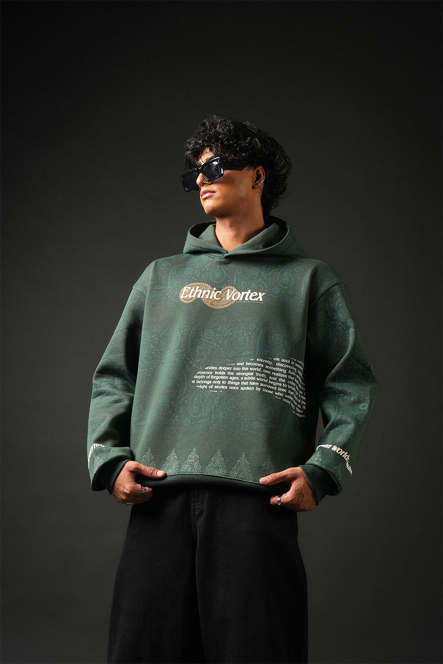 Ethnic Vortex Hoodie