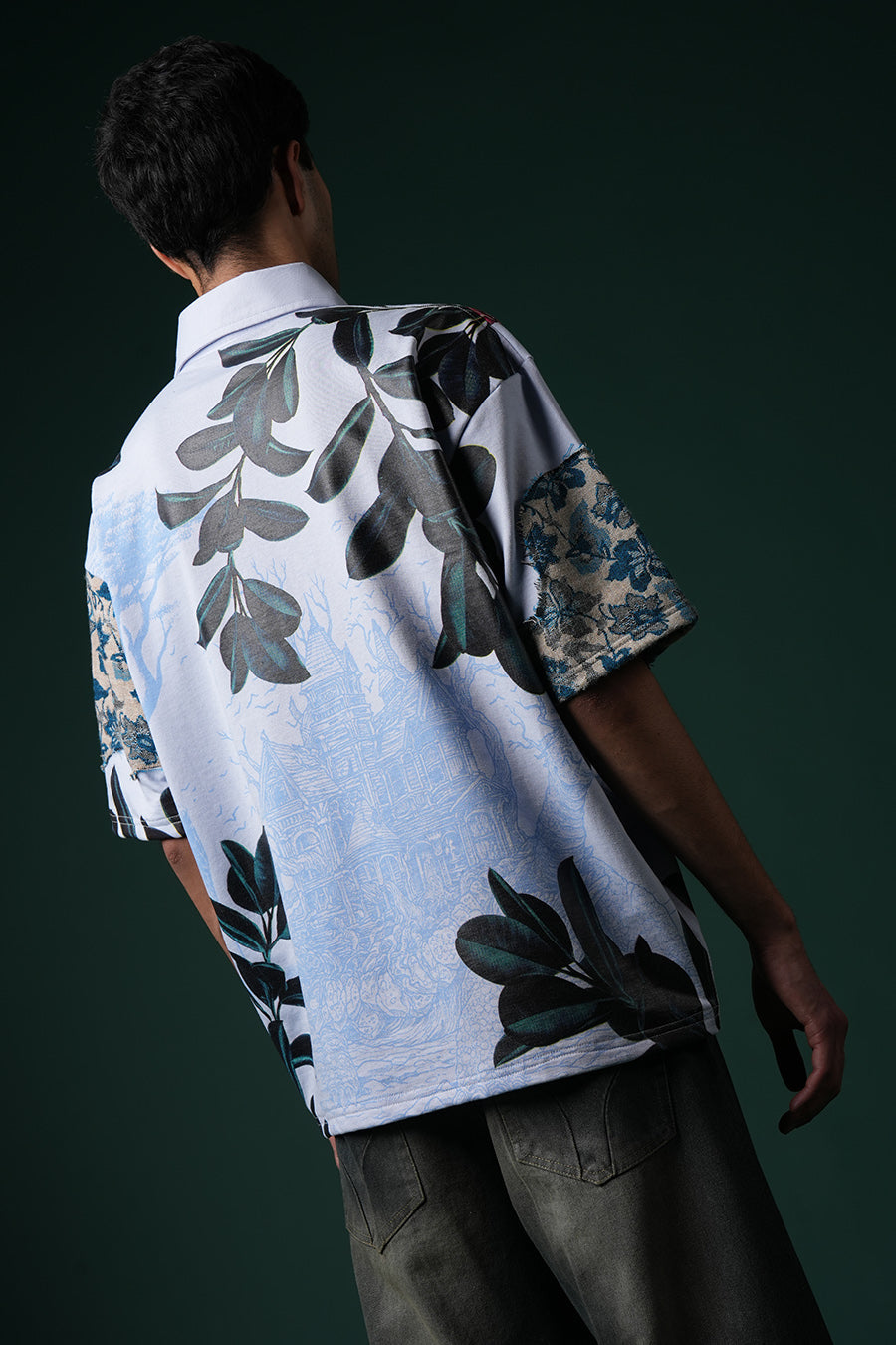 Neelvan Bloom Polo T-shirt