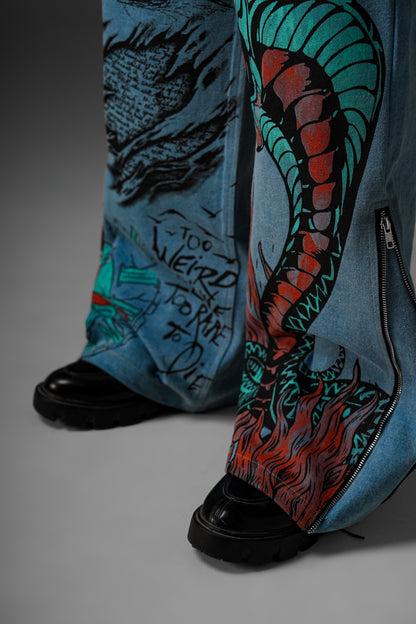 Welcome to My Mind Blue Denim