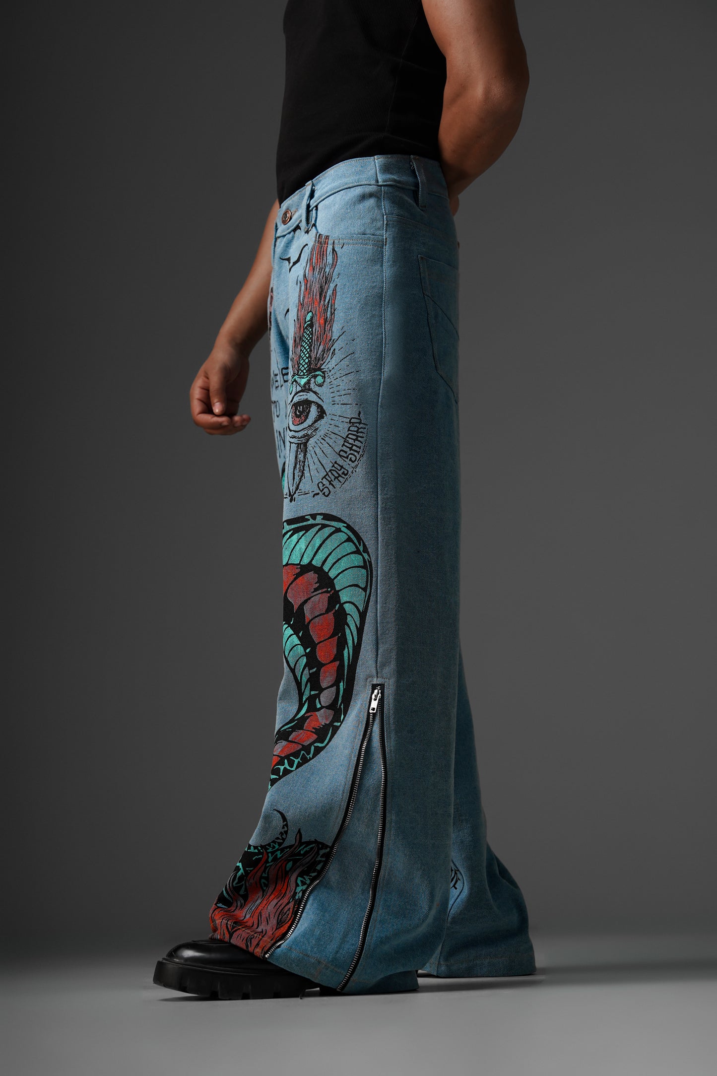 Welcome to My Mind Blue Denim