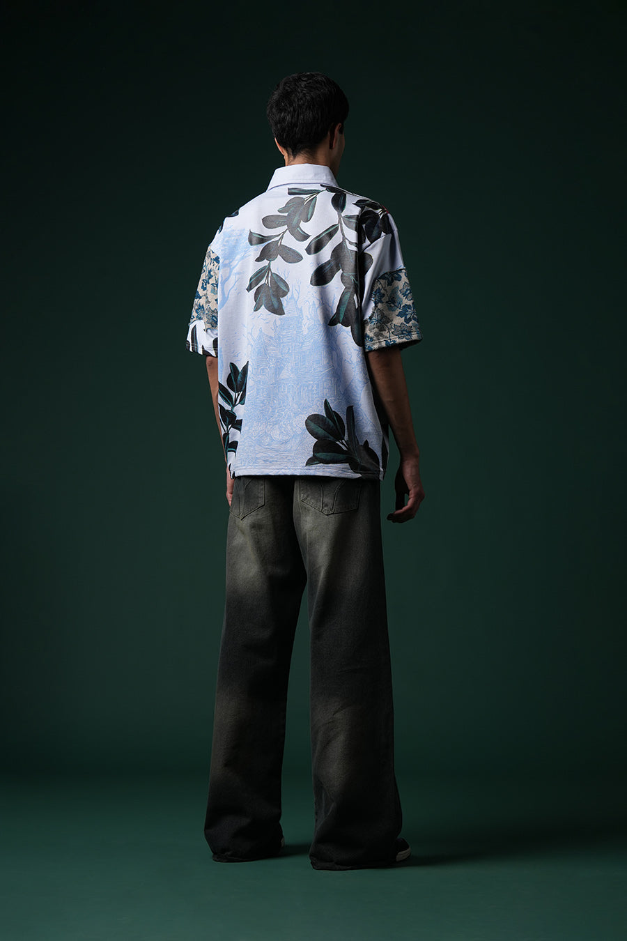 Neelvan Bloom Polo T-shirt