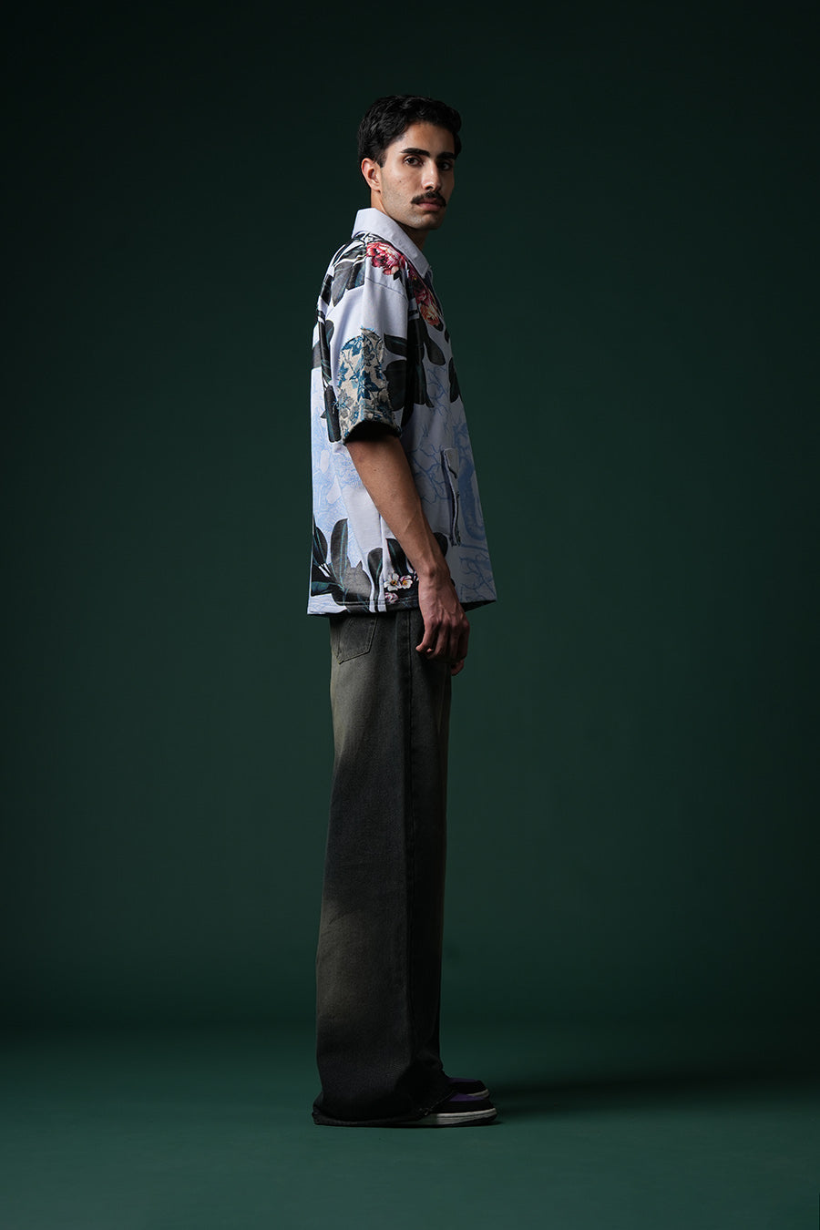 Neelvan Bloom Polo T-shirt