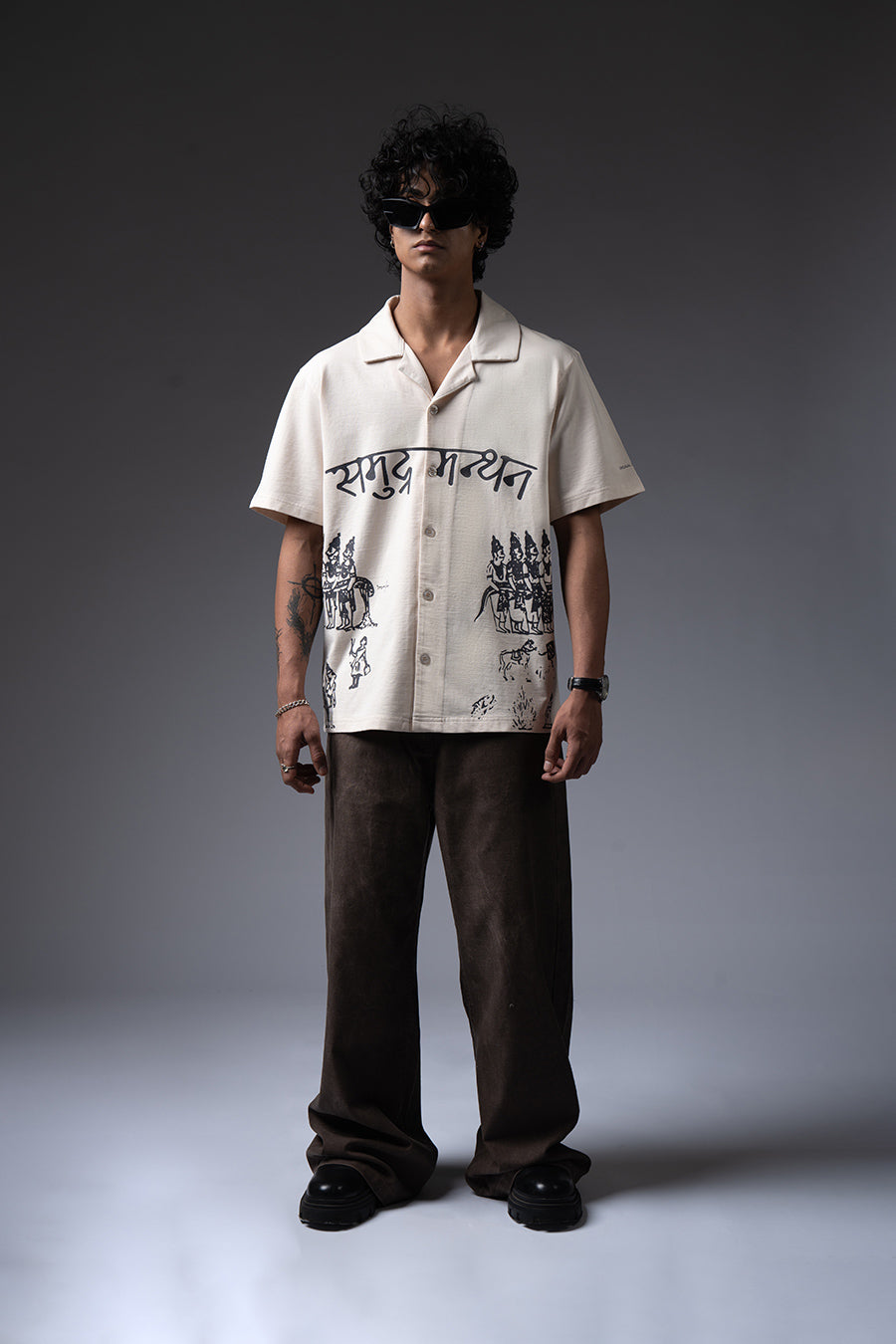 Samudra Manthan Bowling Shirt