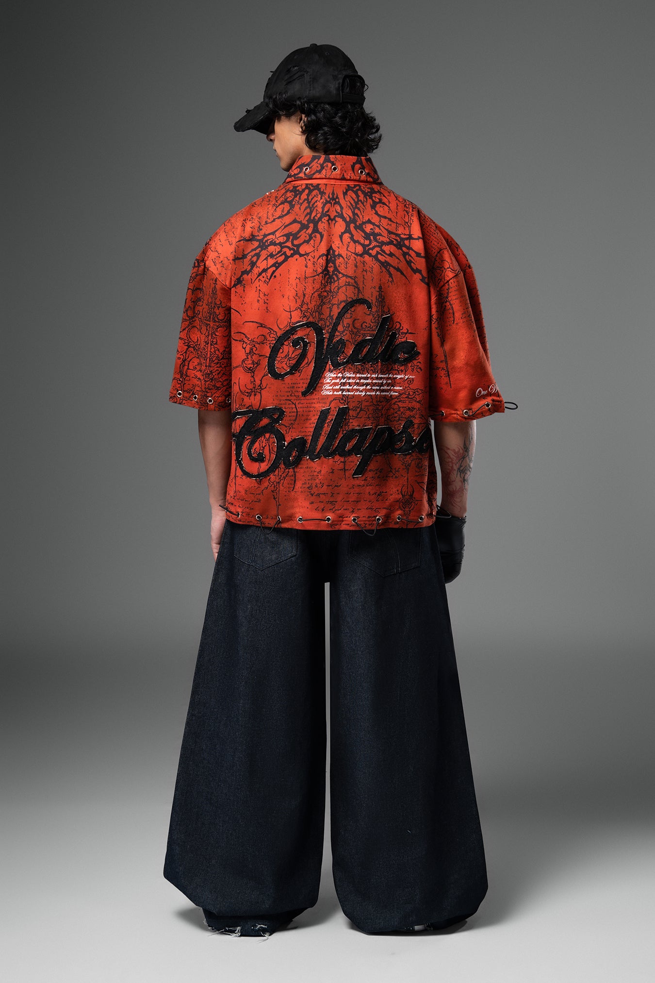 Vedic Collapse Collar T-shirt