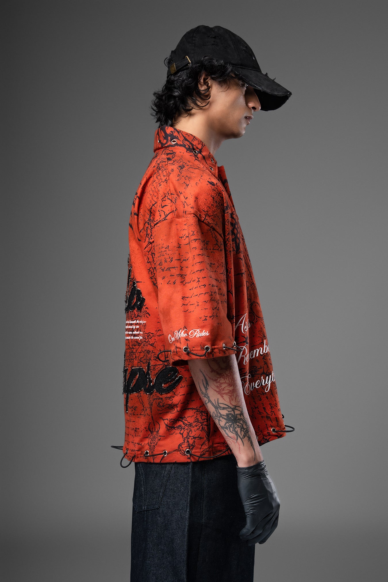 Vedic Collapse Collar T-shirt