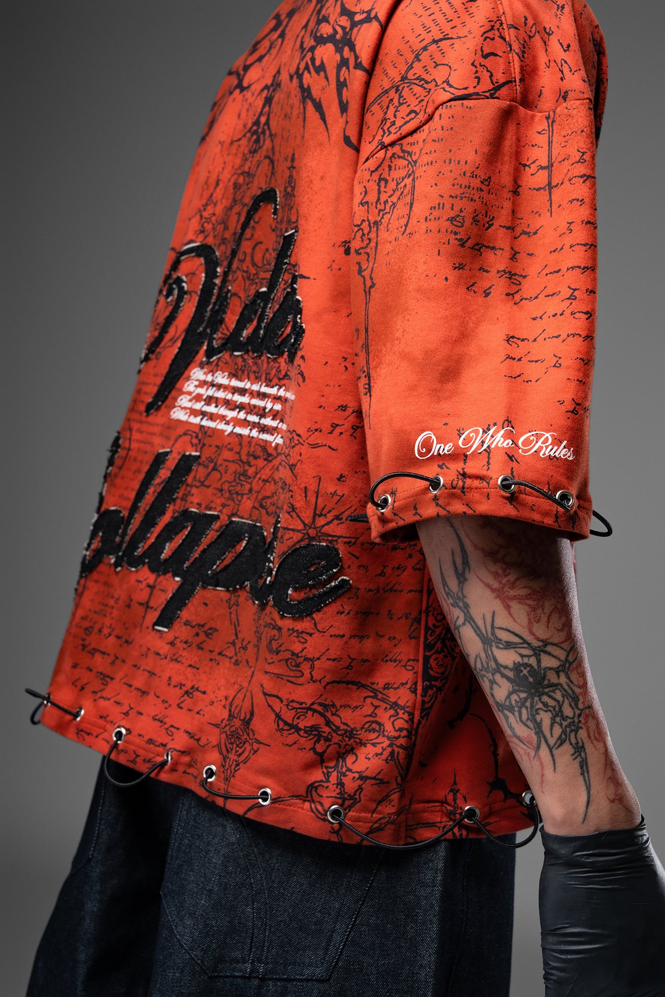 Vedic Collapse Collar T-shirt