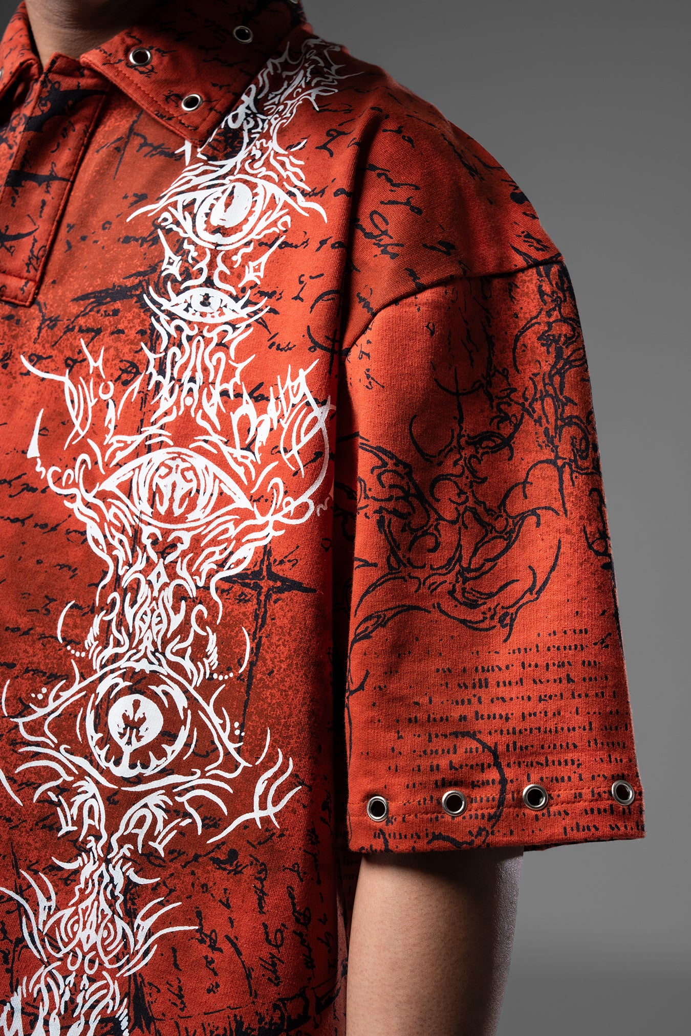 Vedic Collapse Collar T-shirt