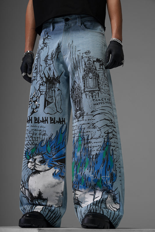 Mystic Flame Blue Denim