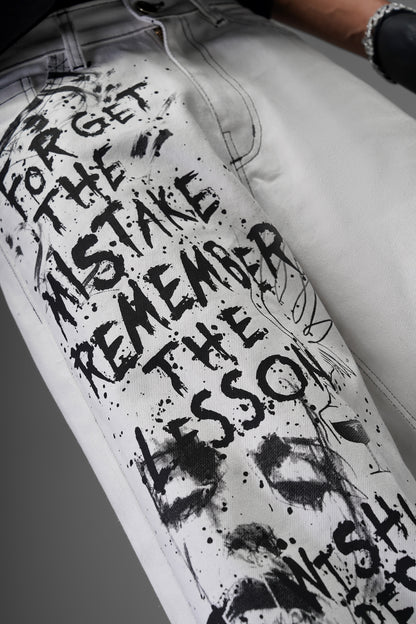 Expressionist White Denims