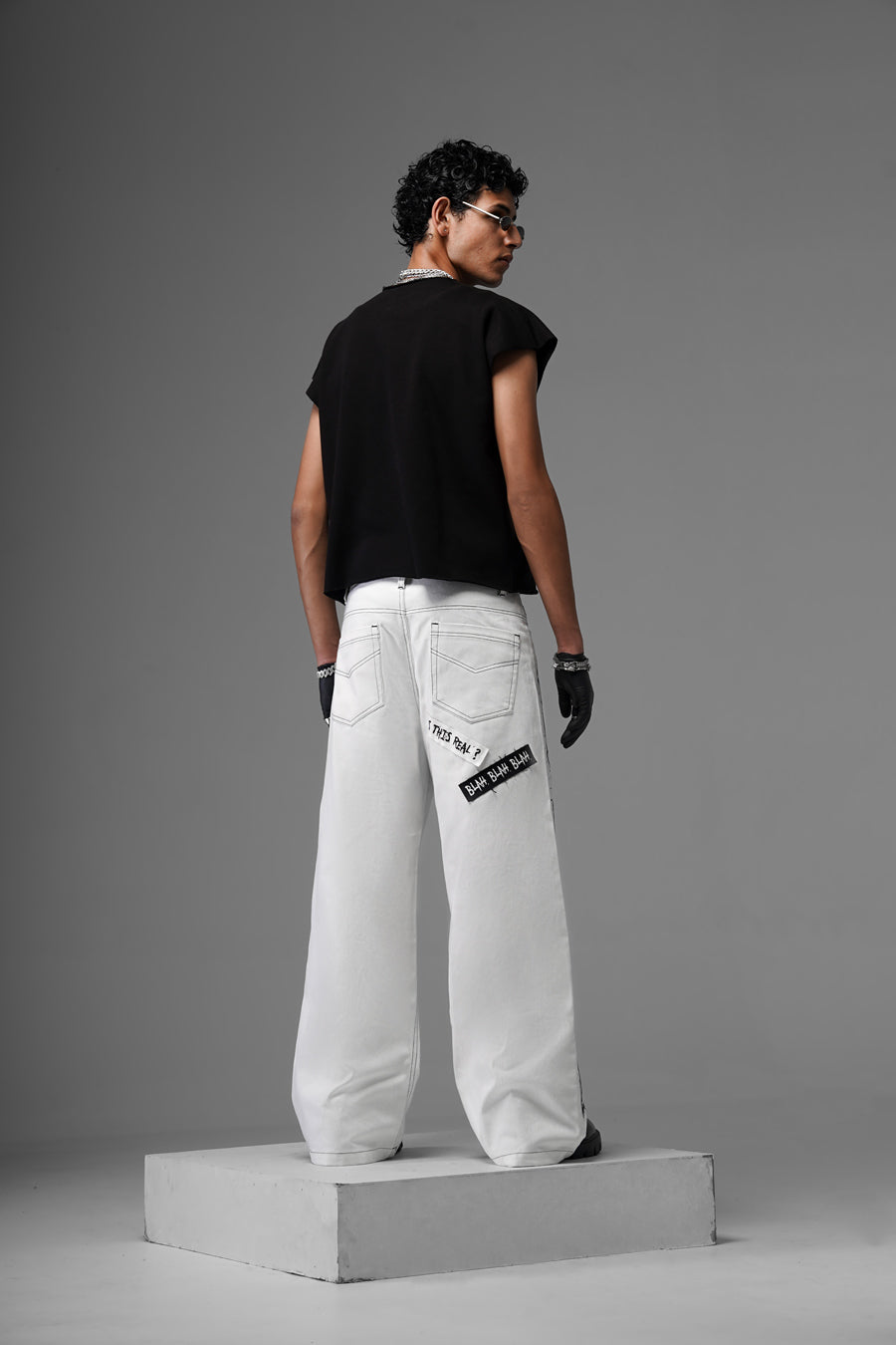 Expressionist White Denims