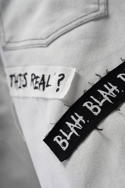 Expressionist White Denims